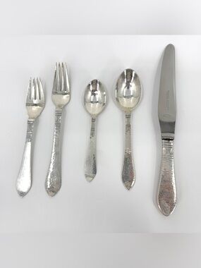 Antique Georg Jensen Continental 49 piece Sterling silver set art deco Antik